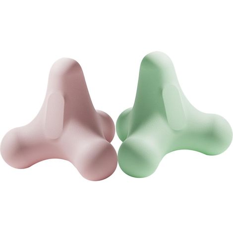 Lot de 2 balles de massage fitness — Outils de massage musculaire manuel et portable pour le cou et le dos. Soulage efficacement les douleurs musculaires — Thérapie légère de libération fasciale.
