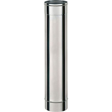 TI1000 Conduit simple paroi pour bois fioul longueur 100 cm Ø200 - à l'unité (1/3)