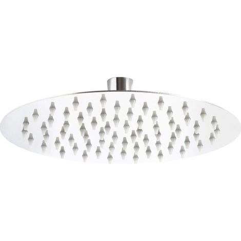 Shower Head Round 20 cm Rain Shower Head Rainshower Shower Head Stainless Steel