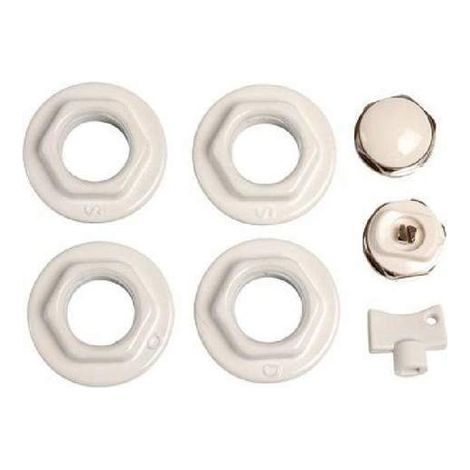 Kit réduction joints (1/2 blanc) pour radiateur aluminium