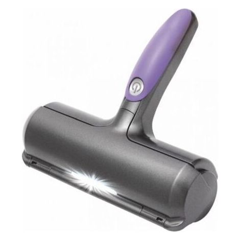 Sweeper Brush - Brosse anti poils animaux - Ramasse poils chat / chien - Violet et Gris - Pour Canapé/Vêtements/Voiture (1/5)