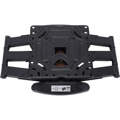 Support Mural TV Full Motion Acier 36,4kg Pivotant Inclinable 32-75 Pouces Écran Plat Courbe (1/5)