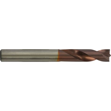 Tivoly • Ø: 10 / Foret métaux taillé meulé HSS 5% Cobalt revêtu FUSIO - DIN1897 -h8 -Affûtage tôle et à dépointer (Etui) / L: 89 (1/3)