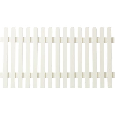 Plus Vorgartenzaun Retro 150 x 80 cm weiß Holzzäune