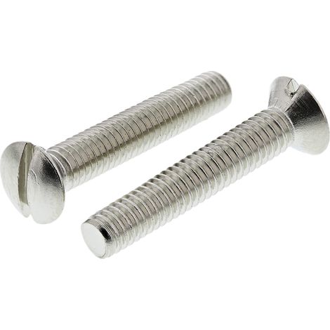 Vis à métaux RS PRO M3.5 à tête Tête fraisée bombée fendue en Laiton, 20mm ( Prix pour Sachet de 100 )
