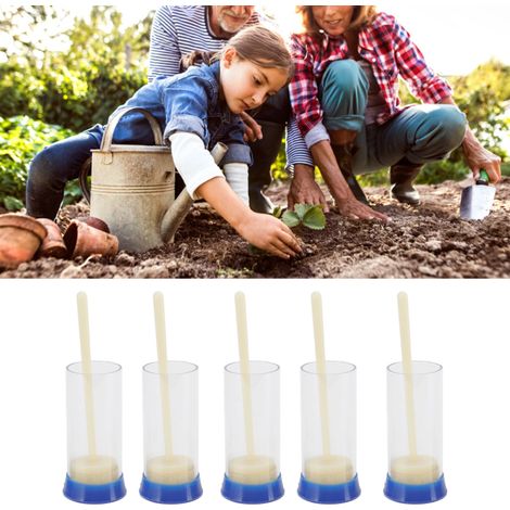 Set mit 5 flexiblen, sicheren und leichten Königinnenmarkierungen für Garten- und Topfpflanzen. (1/5)