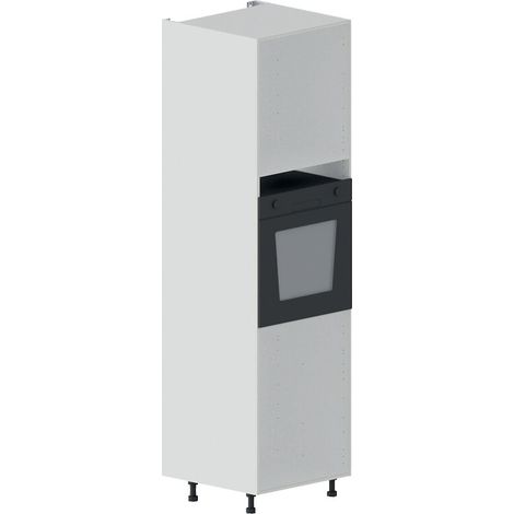 Caisson de cuisine. armoire hauteur 2100 mm profondeur 610 mm largeur 600 mm coloris blanc - LES MENUISERIES DU CENTRE (1/5)