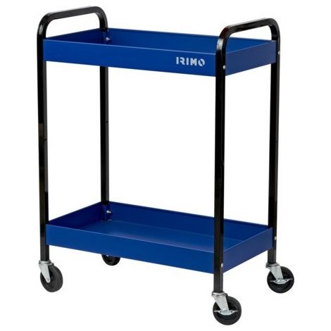 IRIMO - Chariot sur roues 2 plateaux pour le rangement des objets de petite taille et encombrants