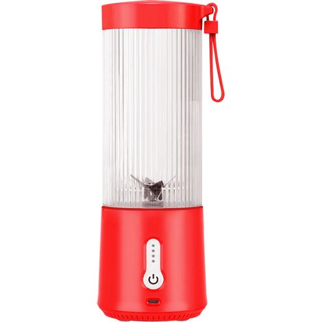 (Rouge) Extracteur de jus multifonctionnel portable avec interface USB (1/3)