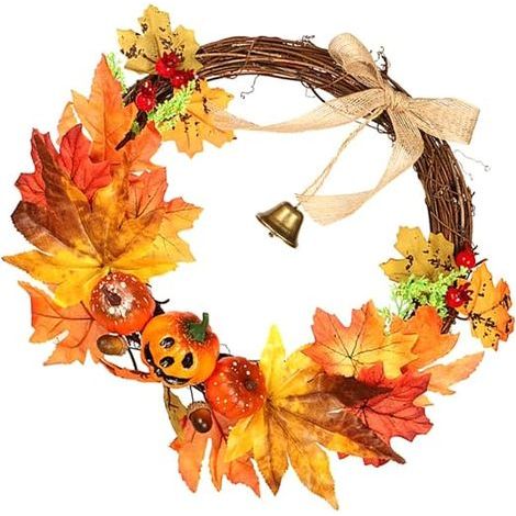 Stoffständer in Ahornblattform für Halloween, künstlicher Kranz (1/4)