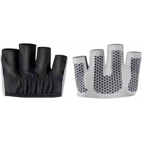 Gants D'Entrainement - Paume En Cuir Synthétique Microfibre Et Silicone - Pour Musculation, Tirage, Rameur, Cross Training, Yoga - Taille Unique (1/5)
