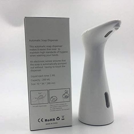 Distributeur de savon automatique - - 200ml - Étanche - Design contemporain - ABS (1/4)