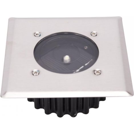 Lampe solaire LED enterrée (lot de 1), éclairage extérieur, éclairage public, étanche IP65 (blanc froid) (1/5)