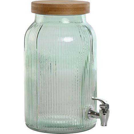 Distributeur de boisson en verre et bambou 5.5L (1/3)