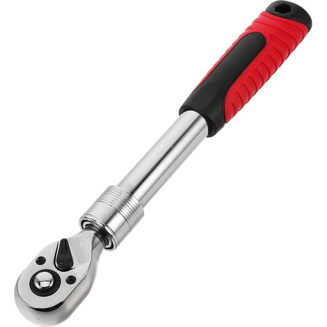 Llave de carraca de 72 mm, llave de vaso, herramienta manual, mango extensible, carraca, llave ajustable, extensión de carraca, carraca extendida de acero