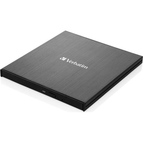 Grabadora Externa CD/DVD Verbartim 43886 con conexión USB-C (1/4)