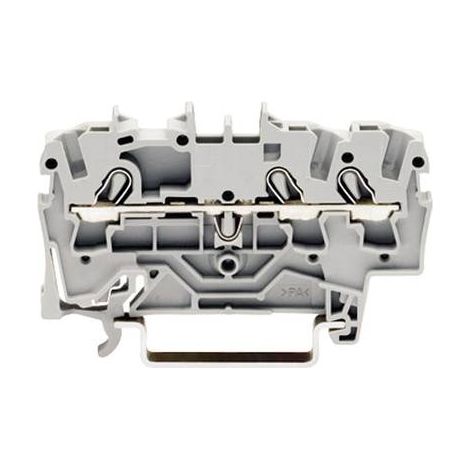 Borne de passage WAGO 2002-1301 5.20 mm ressort de traction Affectation: L gris 1 pc(s) (1/2)