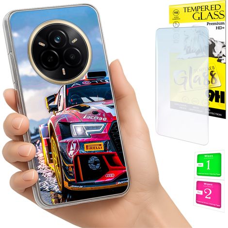 Custodia per Realme 14 Pro 5G con cover fotografica e vetro temperato 9H. (1/5)