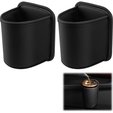 Universal 2-Piece Car Water Bottle Storage Cup Holder Multifunctional empty back pocket car seat sma (1/5)