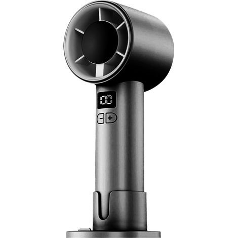 Ventilateur À Main Rechargeable Affichage Numérique Silencieux (1/5)