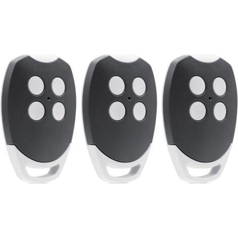 3 pièces de rechange télécommande Ditec, 433,92 MHz 4 canaux, télécommande compatible avec Ditec GOL4, BIXLG4, BIXLP2, BIXLS2 (1/4)