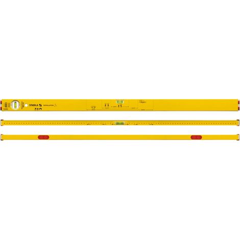 Stabila – Niveau à bulle 80 cm en aluminium avec aimants puissants – Précision 0,5 mm/m – Pour installations sanitaires et électriques