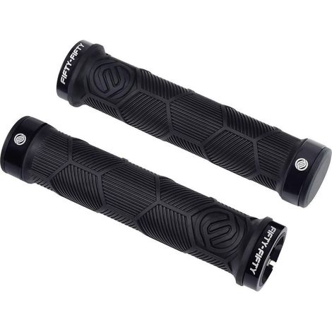 MTB Lenkergriffe aus Gummi, Double Lock-on, für 22,2mm Lenker (1/5)