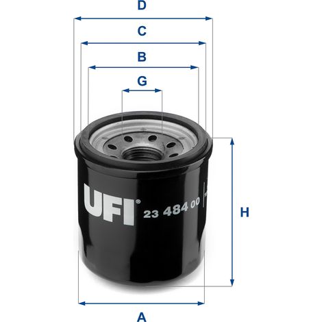 UFI 23.484.00 UFI Ölfilter