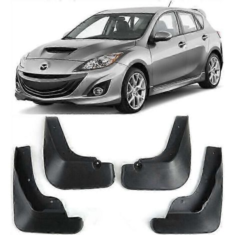 Bavettes garde-boue d'origine pour Mazda 3 Axela Mazdaspeed/S à hayon (2010-2013) (1/4)