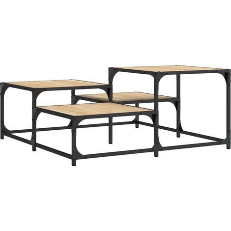 Maison Exclusive - Couchtisch Sonoma-Eiche 87,5x87,5x40 cm Holzwe