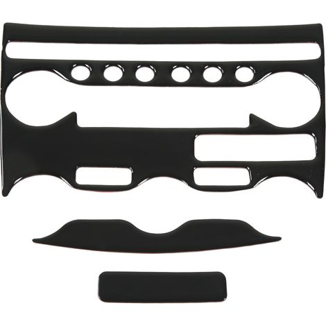 GARRYFIZH Cadre de climatisation de Console centrale de garniture de panneau de commande de commutateur ca pour 370Z Z34 2009 au présent voiture LHD (1/5)