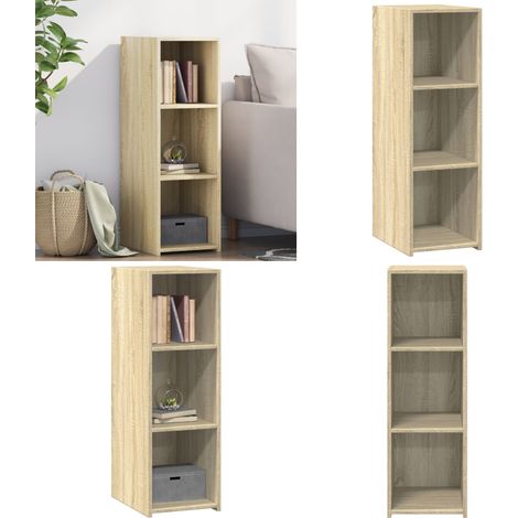 Sideboard Sonoma-Eiche 30x41x93 cm Holzwerkstoff - Sideboard - Wohnzimmermöbel - Eiche Dekor - Holzmöbel - Schreibtisch - Home & Living (1/5)