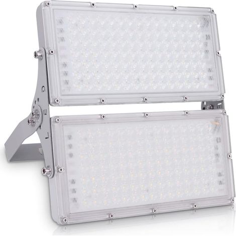 Projecteur LED Extérieur 200W, 6500K Blanc Froid 20000LM Super Lumineux Spot Extérieur - IP65 Imperméable Éclairage de Sécurité pour Jardin, Patio, Cour, Entrée, Garage, Couloir, Atelier (1/5)
