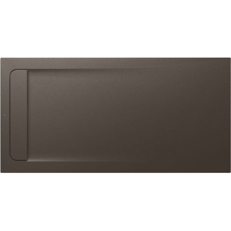Receveur de douche extra plat en Stonex® Aquos - 1600x800mm - Café (1/2)
