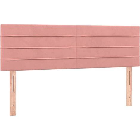Maison Exclusive - Testiera Rosa 144x5x78/88 cm in Velluto (1/5)