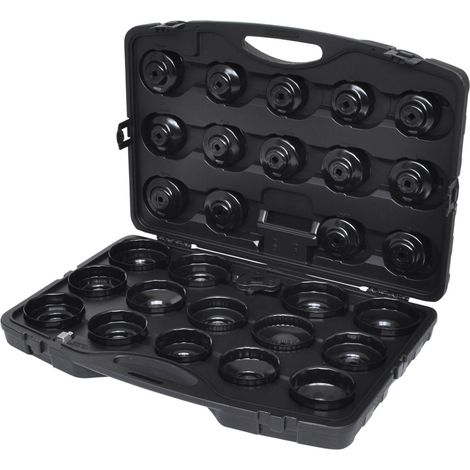 KS TOOLS 3/8' Jeu de cloches filtre à huile, 30pcs ( 150.9350 ) (1/10)