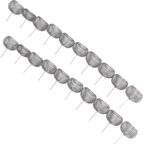 100 paniers à engrais sphériques en acier inoxydable pour bonsaï, orchidées et plantes succulentes. (1/5)