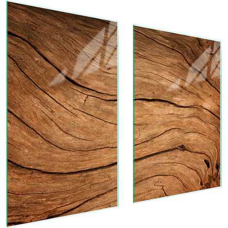PLACA PROTECTORA DE VIDRIO PARA COCINA 65x52 MADERA (1/5)