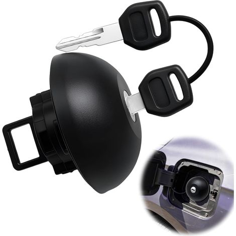 1 Pcs Bouchon Reservoir Essence avec 2 Clés, Bouchon Carburant Compatible OEM 7701471585, 7701470950, Bouchon à Clé Essence pour Master II, Clio, Kangoo, Trafic (1998-2010) (1/5)