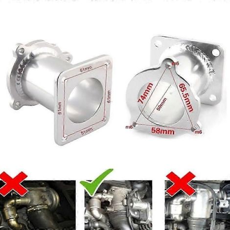 Kit Suppression EGR - Pour Moteurs M47N2 M57N2 - Compatible E60 E61 E70 E71 E87 - Inclus Bouchons Thermostat - 1 Pièce (1/5)
