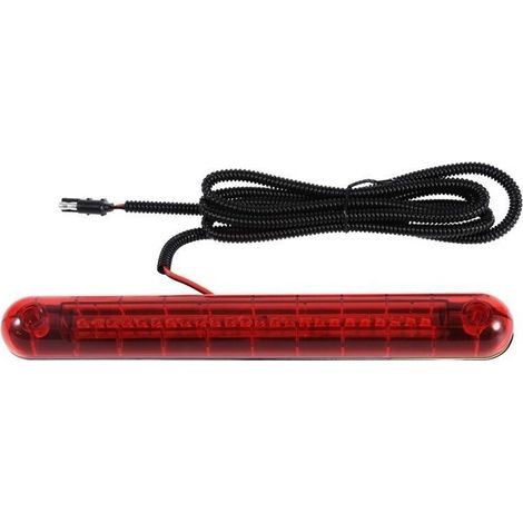 Feu stop LED rouge universel 24 LED troisième feu arrière en hauteur pour voiture 12V,de (1/4)