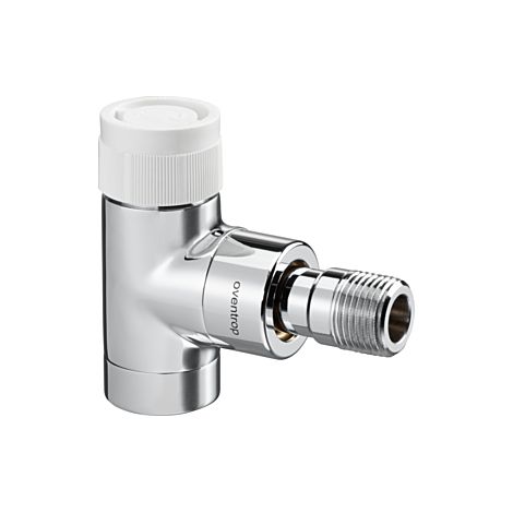 Vanne thermostatique OV, série E, angle, DN 15, 1/2''Z, PN 10, chromée
