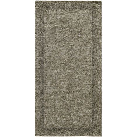Tappeto cucina lavabile antiscivolo jacquard Dublino Mud