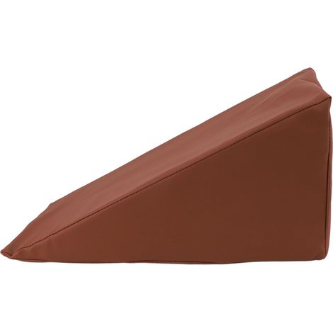 Oreiller compensé de positionnement du corps, Support en éponge en cuir marron, positionneur d'élévation détachable pour bras (1/5)