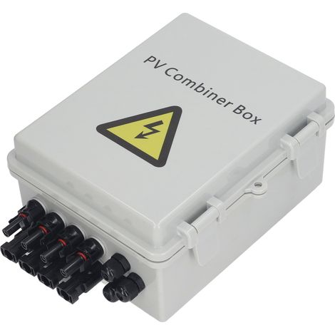 DC1000V Metall-Anschlussdose für Solaranlagen, Kombinationsdose für Solarmodule, netzgekoppelte und netzunabhängige Systeme, 2-in-1, wasserdicht und robust (1/5)