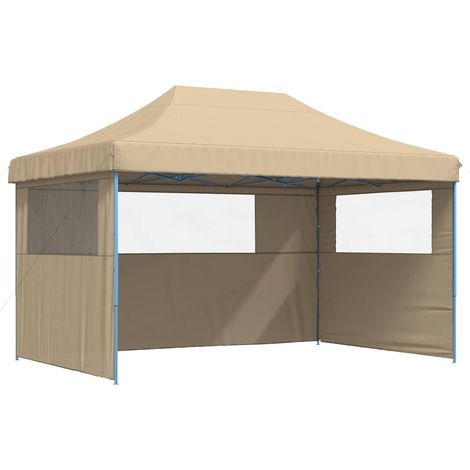Maison Exclusive - Partyzelt Faltbar Pop-Up mit 3 Seitenteilen Be