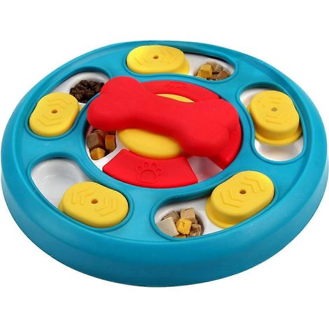 Jouets pour chiens, distributeur de croquettes interactif à alimentation lente pour stimuler l'intelligence du chiot, vaisselle anti-étouffement, assiette à lécher pour chien, accessoires pour animaux (1/5)