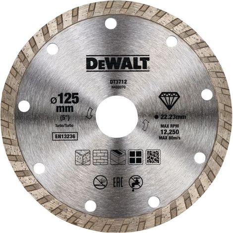 Dewalt 125mm Turbo-Scheibenbremse