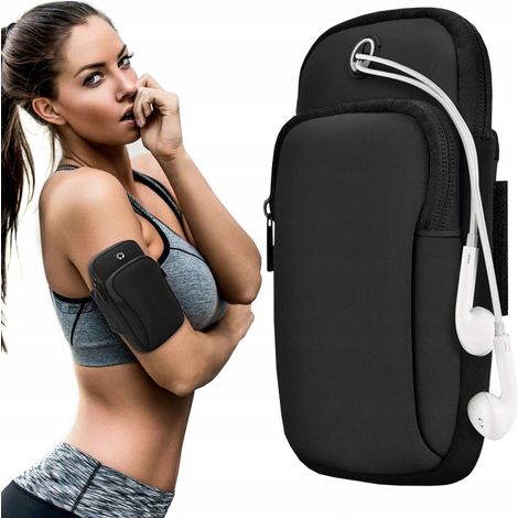Funda brazalete para teléfono para correr Koanni uni2NEGRO (1/5)