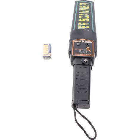 Détecteur de métaux portatif avec lampe d'alarme, scanner de métaux haute précision pour contrôle de sécurité extérieur (1/5)